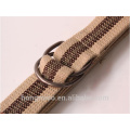 Canvas belt material with woven strap casual belts for mens